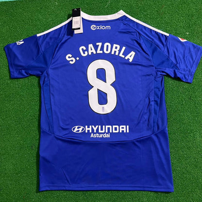Santi Cazorla 8 - Real Oviedo Football Jersey Kit