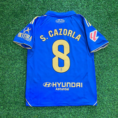 Santi Cazorla 8 – Maillot de foot Real Oviedo – | Trikot | Maillot | Camiseta Maillot de foot
