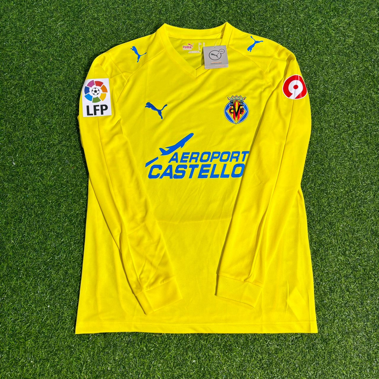Marcos Senna 19 Villarreal CF 2008/2009 Long Sleeve Retro Football Jersey Kit