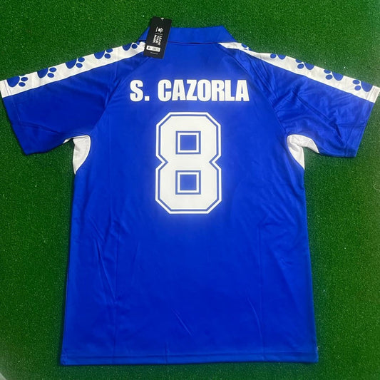 8 Santi Cazorla – Real Oviedo Retro Kit Jersey – | Trikot | Maillot | Camiseta Soccer Kit