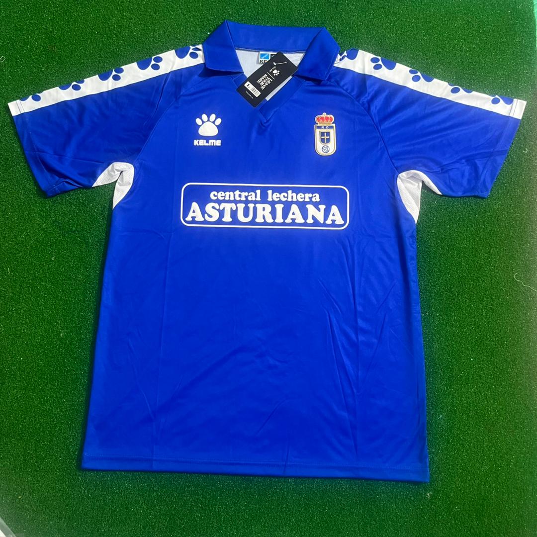 Santi Cazorla 8 – Real Oviedo Retro Kit Jersey – | Trikot | Maillot | Camiseta Soccer Shirt