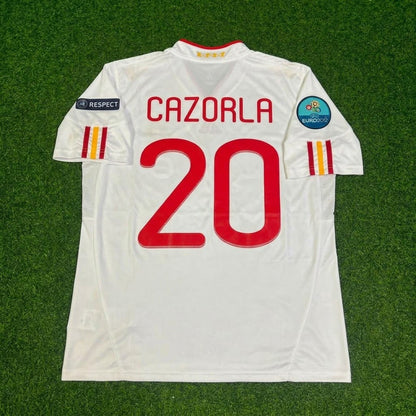 Santi Cazorla Spain EURO 2012 Final Retro Football Jersey