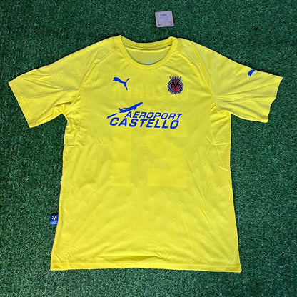 Santi Cazorla 21 Villarreal 2009 2010 Retro Home Football Jersey Kit