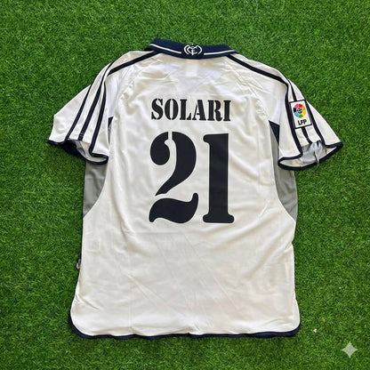 Santiago Solari 21- Real Madrid  2000 Retro Football Jersey