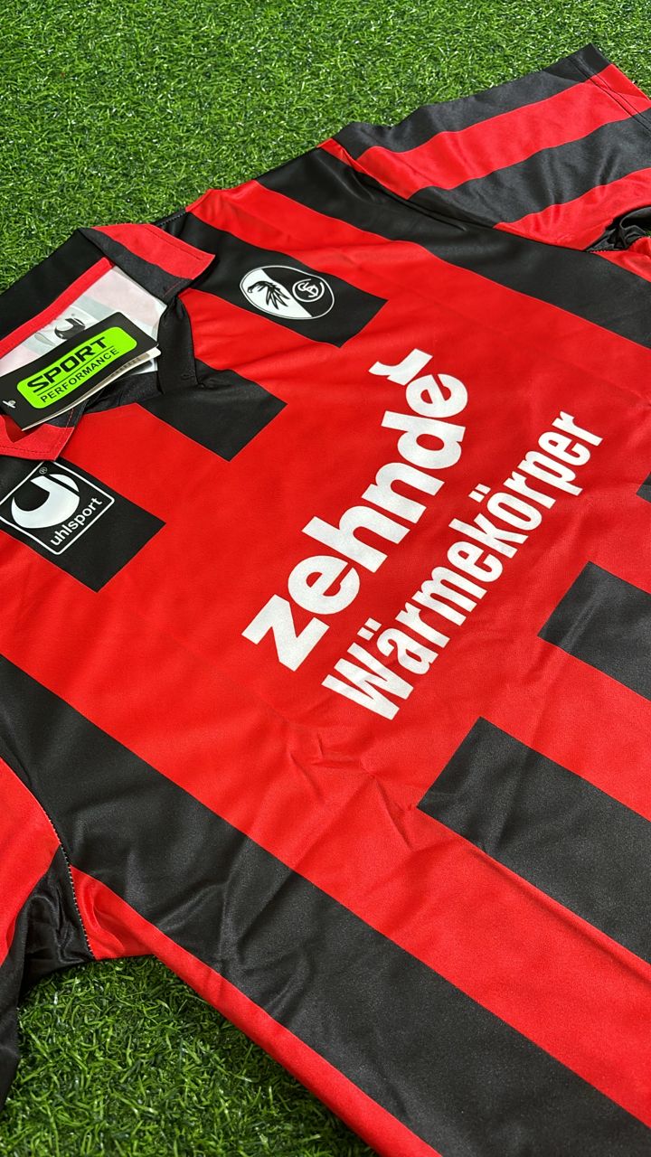 Joachim Löw SC Freiburg Retro Football Jersey Kit