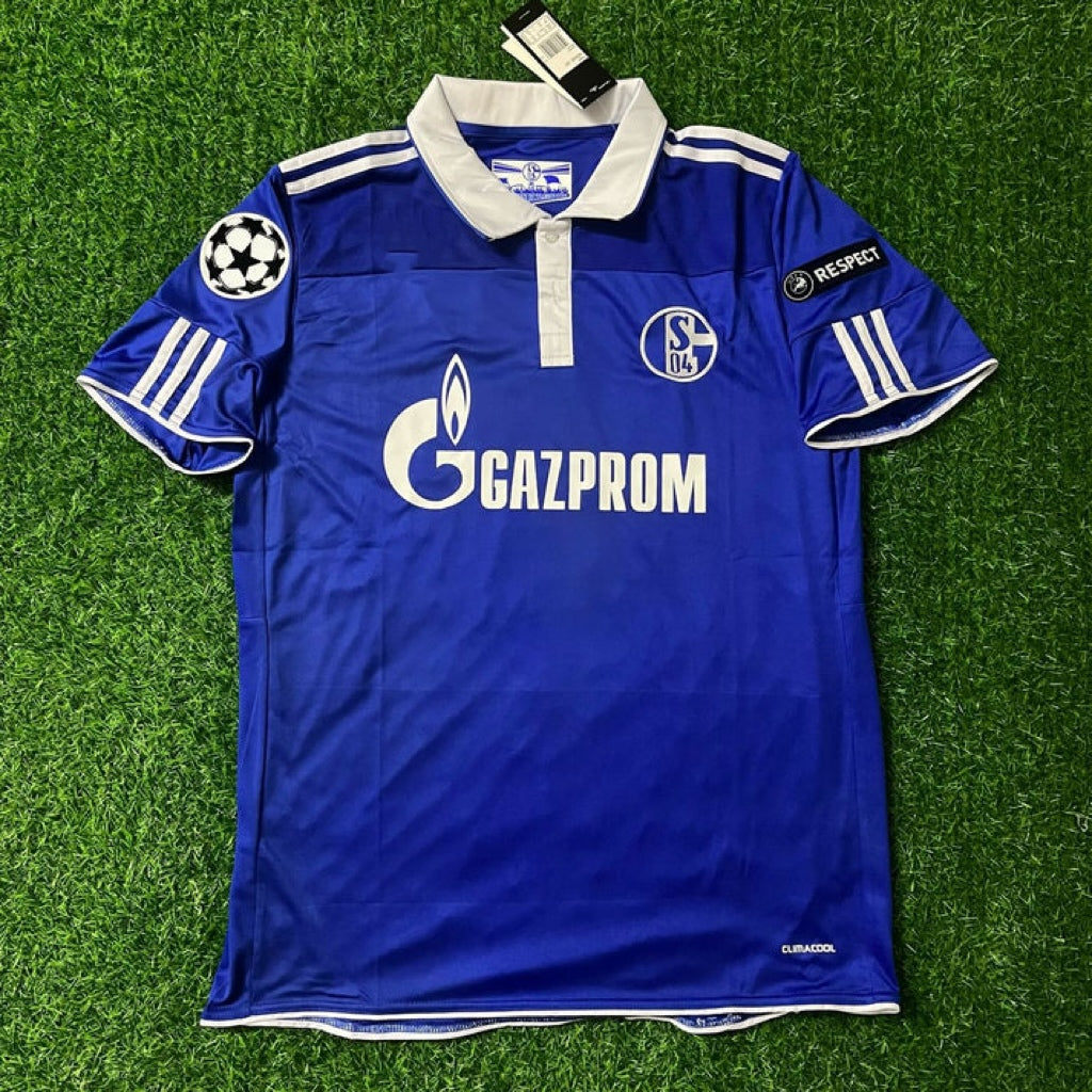 Schalke 04 Season 2010/11 Retro Champions League Football Jersey