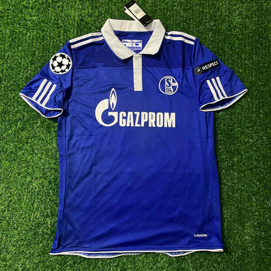 Schalke 04 Season 2010/11 Retro Champions League Football Jersey