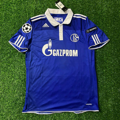 Schalke 04 Raul Gonzalez Blanco 2010- 11 Season Retro Champions League Football Jersey Trikot