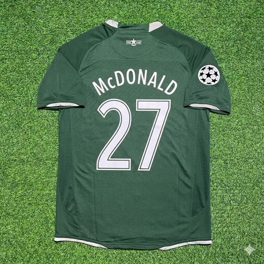Scott McDonald #27 Celtic 2007 2008 Home Retro Football Jersey