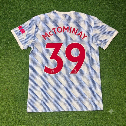Scott McTominay Manchester United 2021-2022 Final Season Away Retro Football Jersey Kit