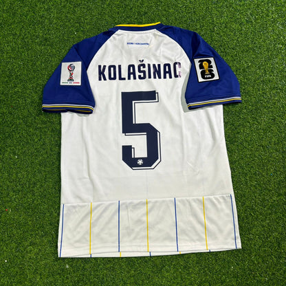 Bosnien und Herzegowina Weltmeisterschaft 2026 Sead Kolasinac Weißes Fußballtrikot