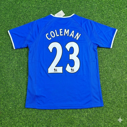 Séamus Coleman #23 Everton Fc Blue Retro Football Jersey Kit