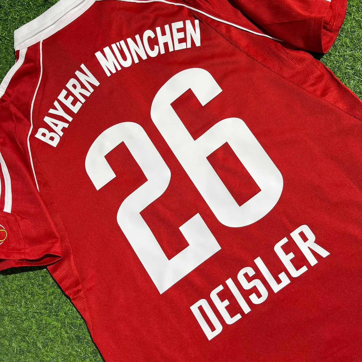 Bayern Munich 2005 Sebastian Deisler 06 Bundesliga Red Home Retro Football Jersey