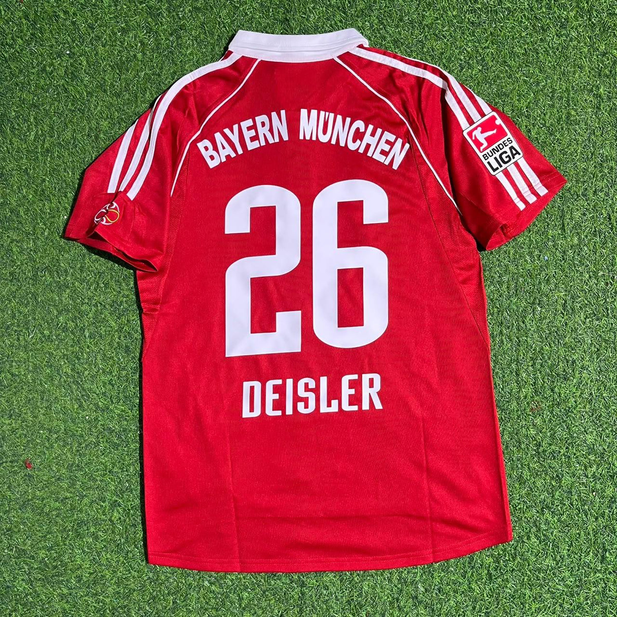 Bayern Munich 2005 Sebastian Deisler 06 Bundesliga Red Home Retro Football Jersey