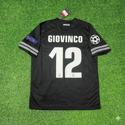 Sebastian Giovinco 12- Juventus Home 2012 2013 Season Retro Football Jersey