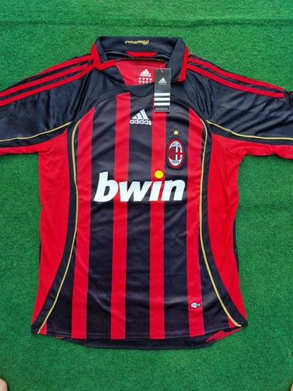 Clarence Seedorf 10 - AC Milan 2008 - 2009 Gold Retro Football Jersey Kit