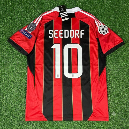 Clarence Seedorf AC Milan Home Retro Football Jersey Kit