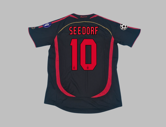 10 Clarence Seedorf – AC Milan 2006–2007 Retro Kit Jersey – | Trikot | Maillot | Maglia Soccer Kit