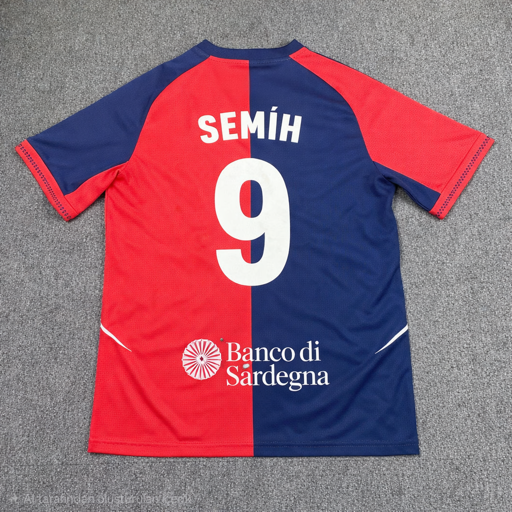 Semih Kilicsoy Cagliari Calcio 2025/2026 Special Kit Football Jersey Kit