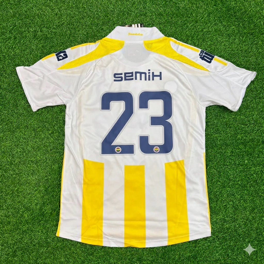 Semih Şentürk Fenerbahçe 2007-2008 Retro Football Jersey