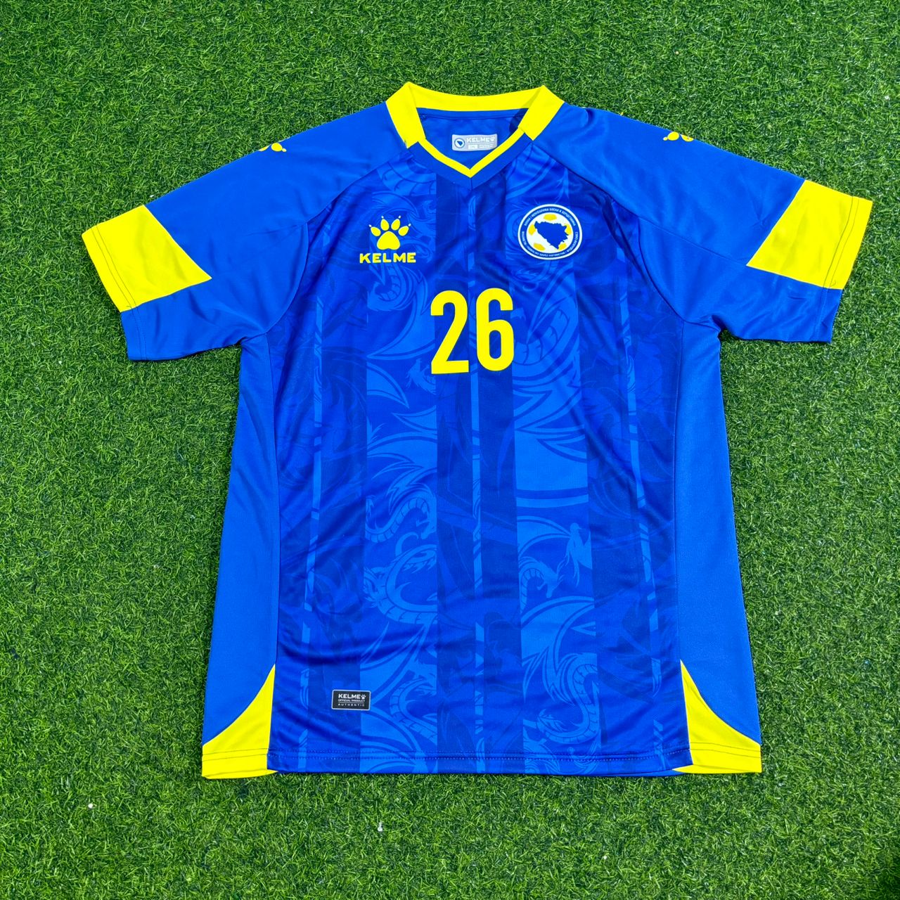Bosnia and Herzegovina Sergej Barbarez Blue Football Jersey