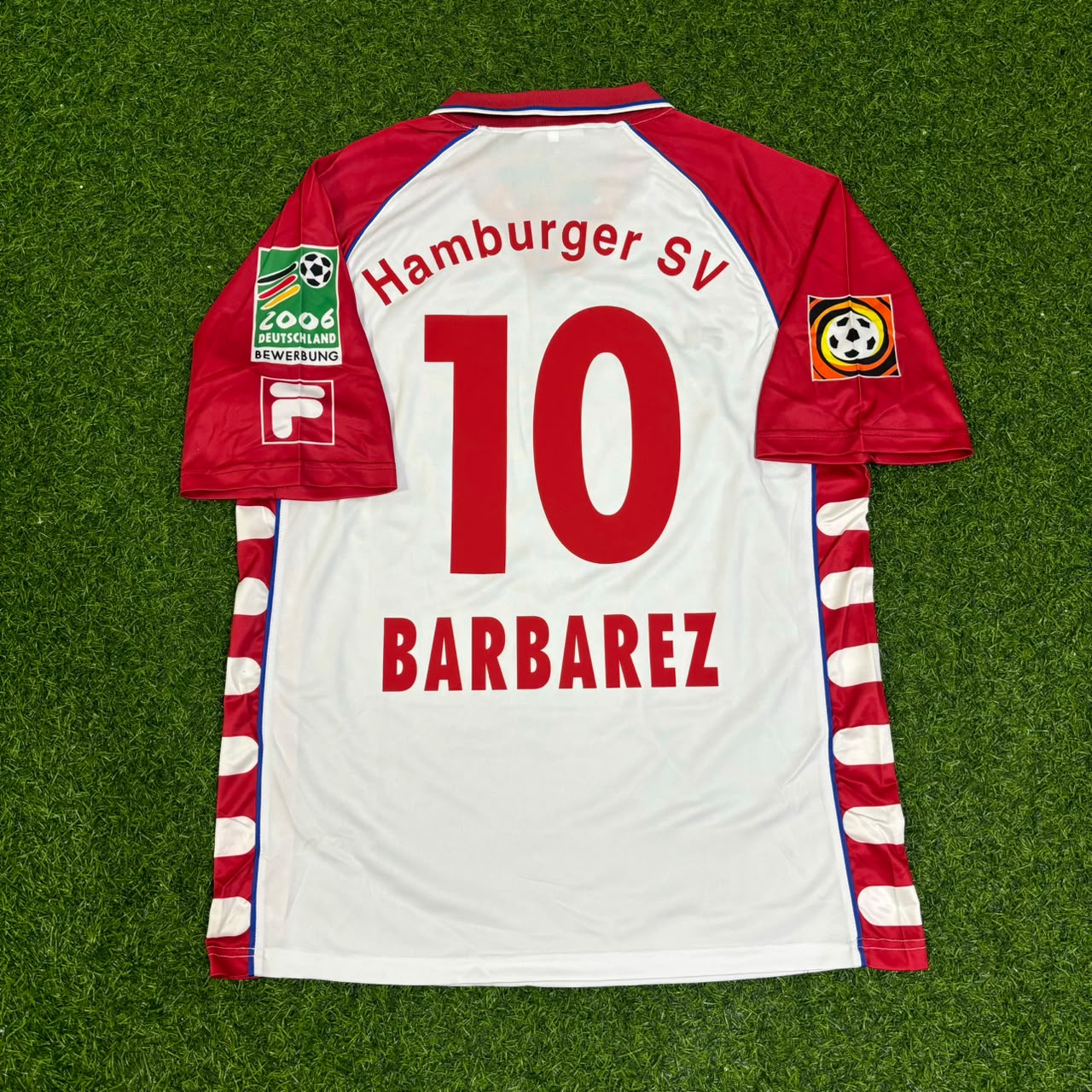 Sergej Barbarez #10 Hamburger SV Heim Retro Fußballtrikot Jersey