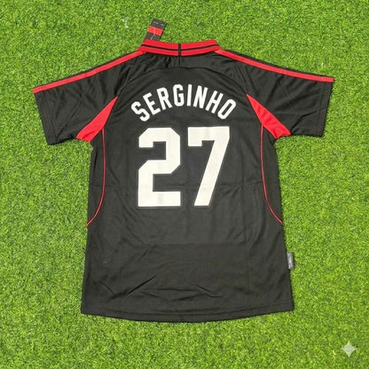 Serginho #27 AC Milan 2000-2001 Away Retro Football Jersey Kit