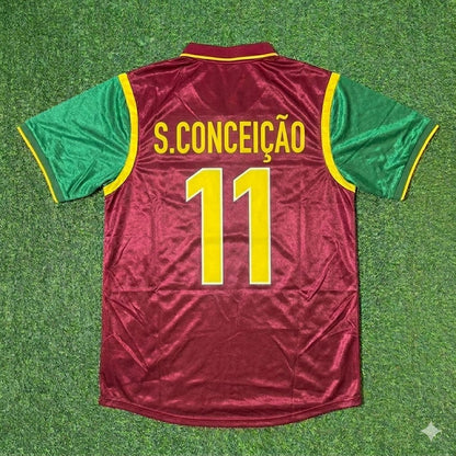 Portugal World Cup 1998 Sérgio Conceição #11 Retro Football Jersey