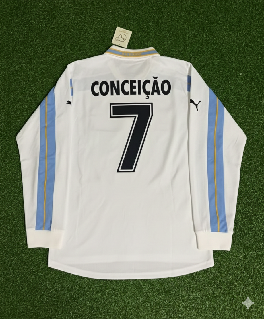 Sergio Conceição Lazio 1999 2000 White Long Sleeve Retro Football Jersey Collection