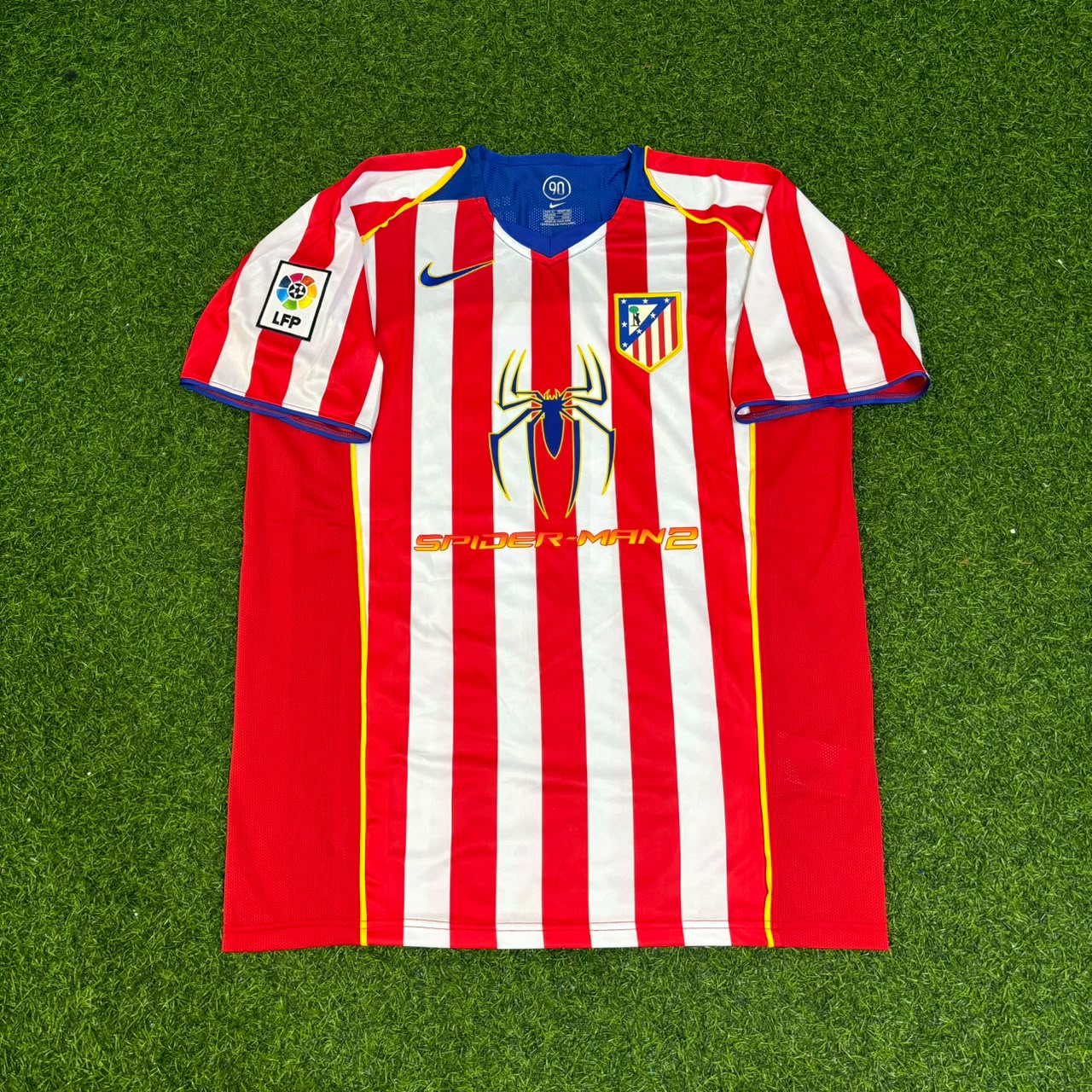 Sergio Kun Aguero #10 Atletico Madrid SpiderMan Retro Football Jersey Kit Edition 2