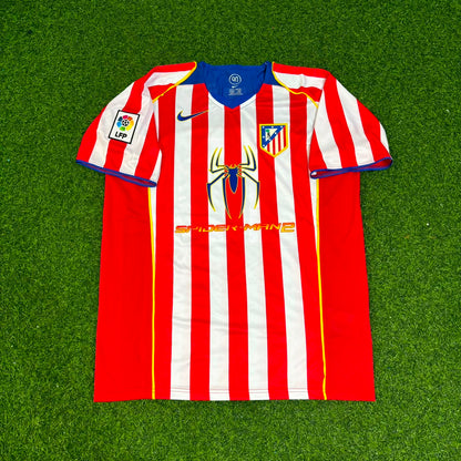 Sergio Kun Aguero #10 Atletico Madrid SpiderMan Retro Football Jersey Kit Edition 2