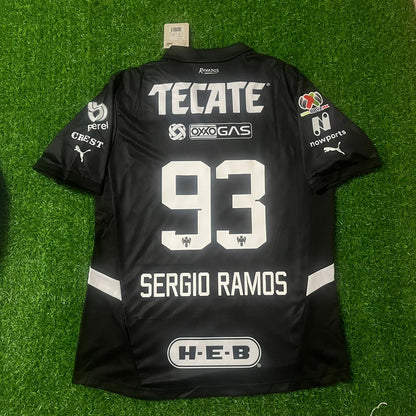 Monterrey Sergio Ramos Black Football Jersey
