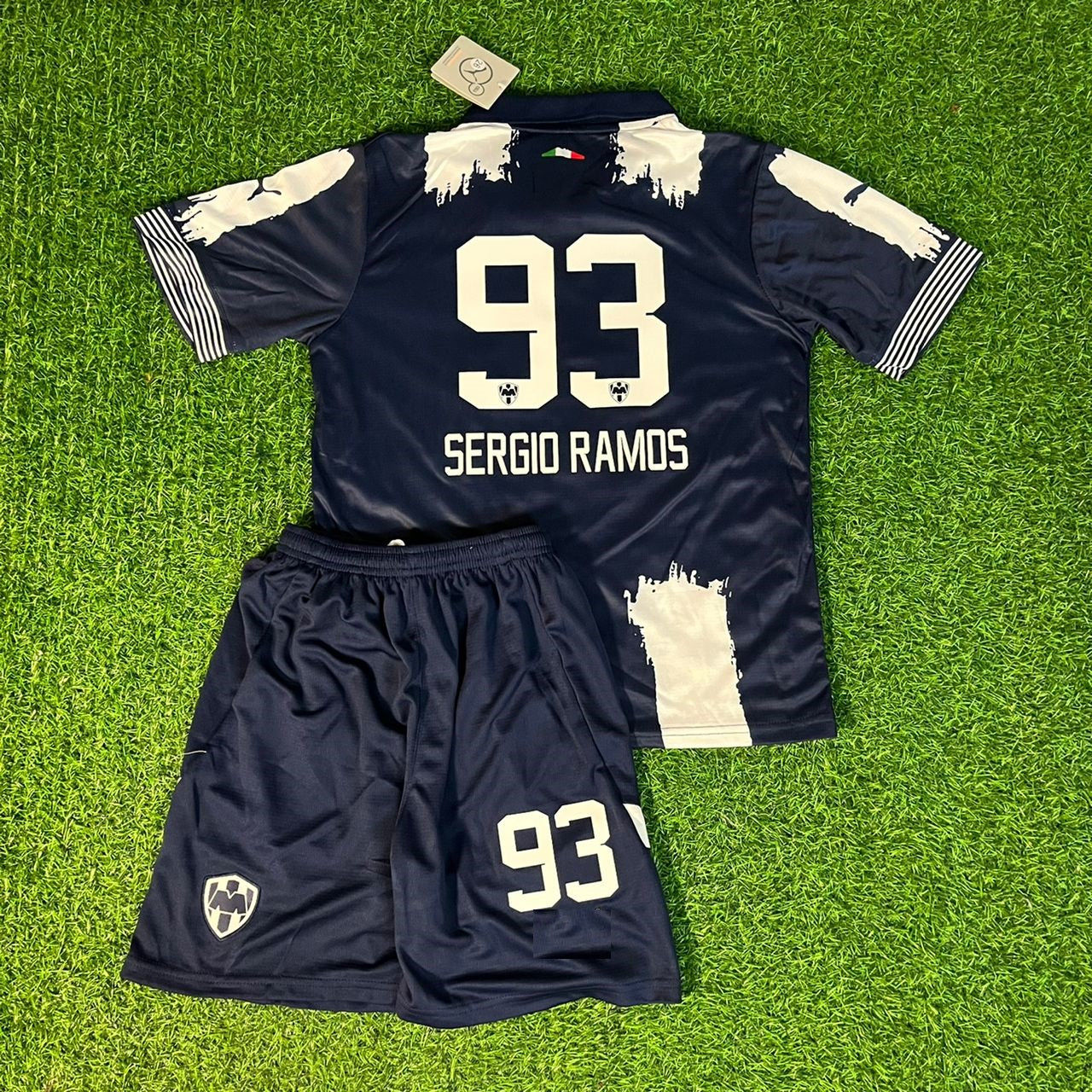 Sergio Ramos Monterrey New Season Kids Kinder Kids Football Jersey Kit