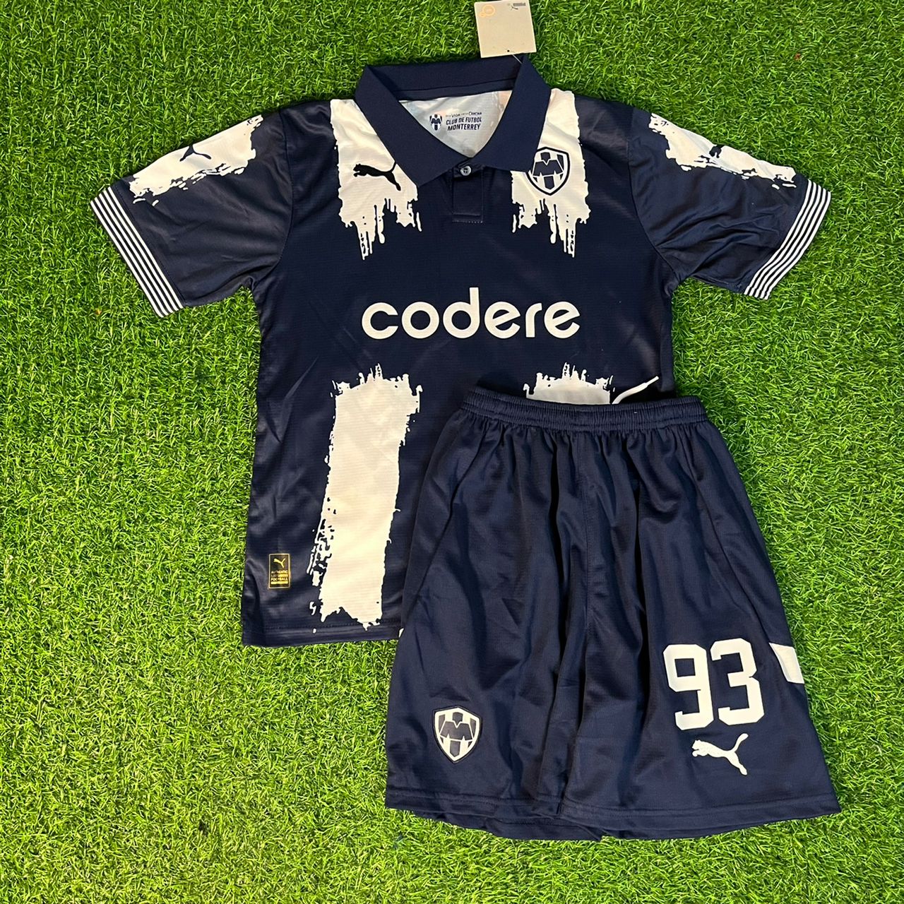 Sergio Ramos Monterrey New Season Kids Kinder Kids Football Jersey Kit