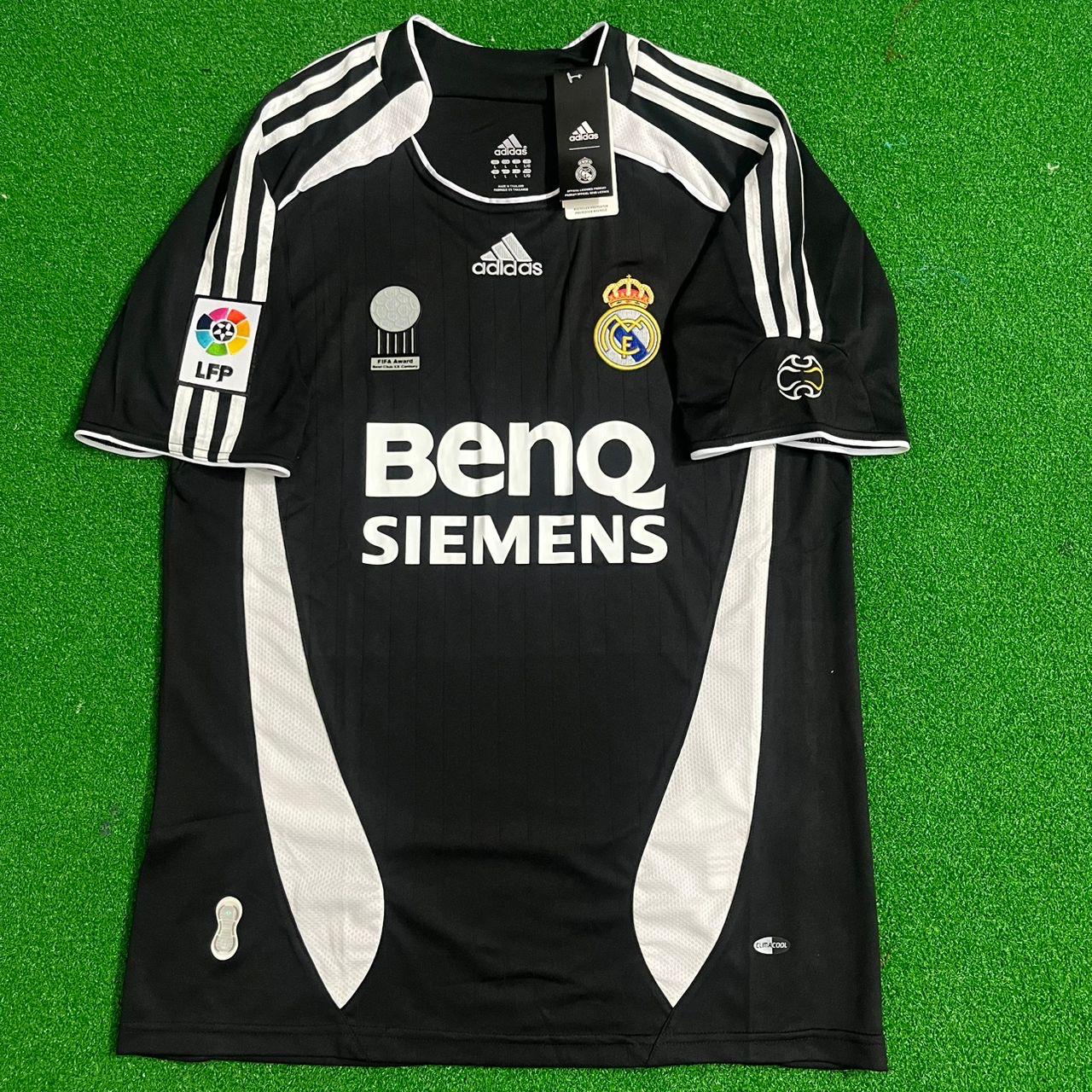 Sergio Ramos Real Madrid 2007 - 2008 Long Sleeve Football Jersey Kit