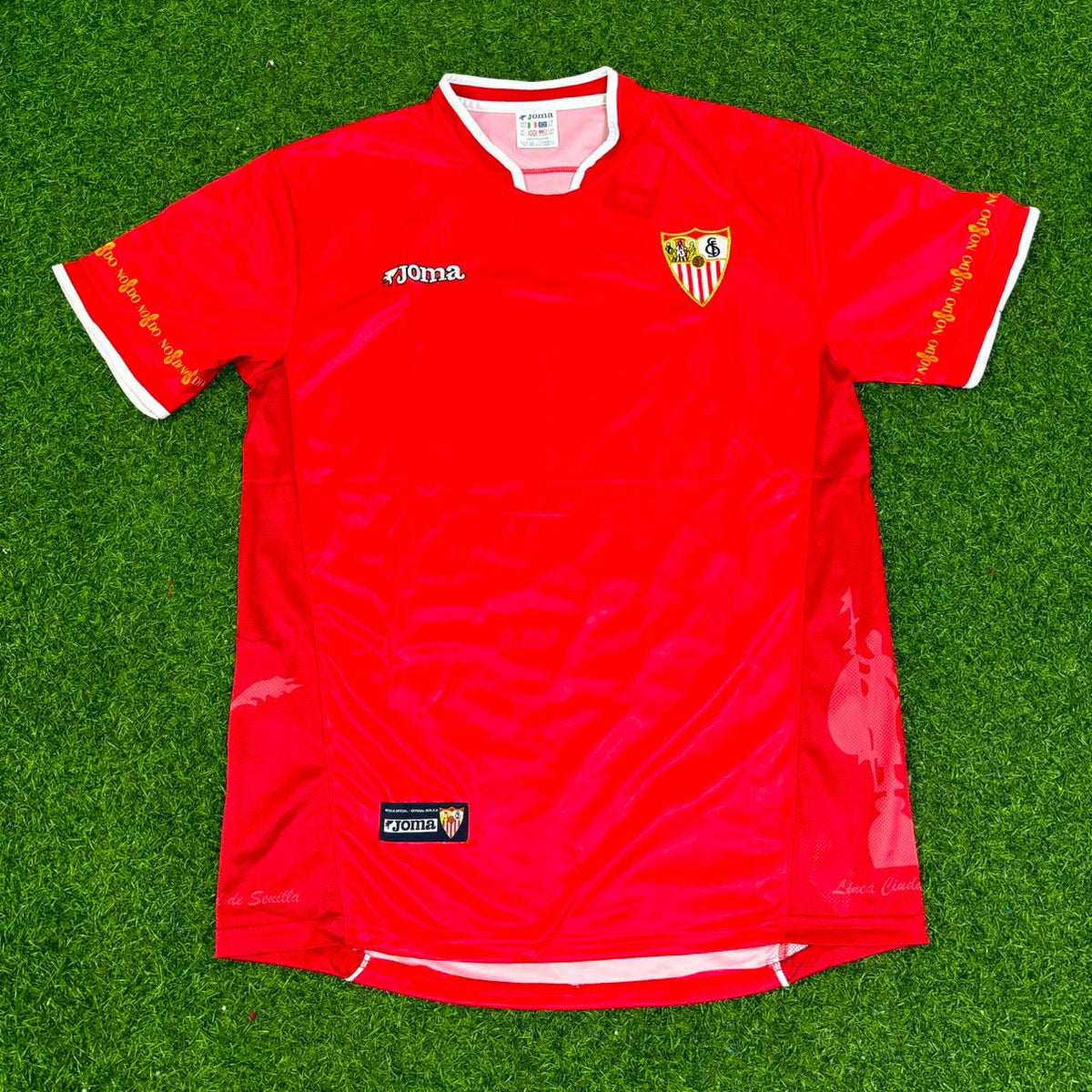 Diego Armando Maradona Sevilla Red Home Special Retro Football Jersey