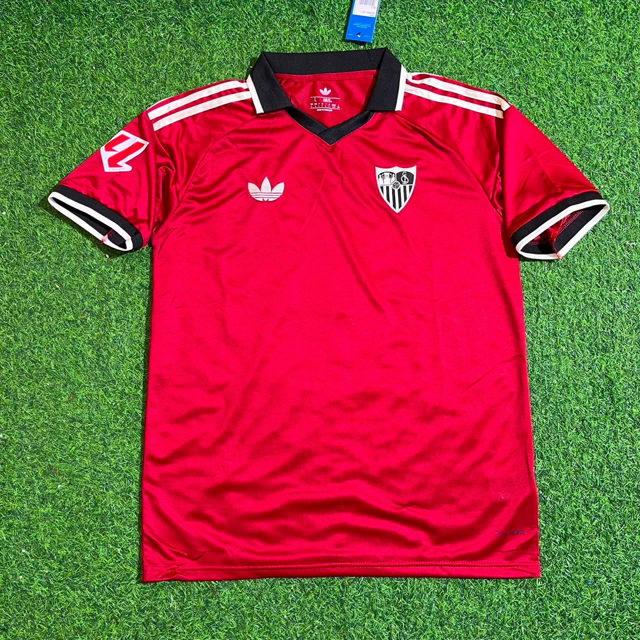 Sergio Ramos Sevilla Red Home Retro Football Jersey