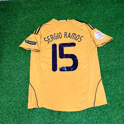 Spain EURO 2008 Sergio Ramos 15- Retro Football Jersey