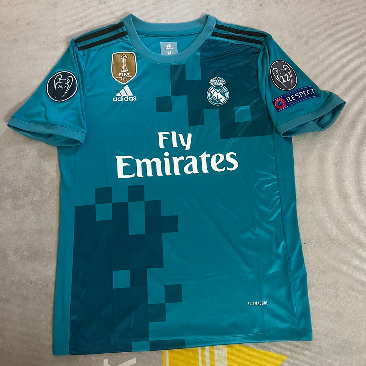 Real Sergio Ramos Madrid 2017-2018 Short Sleeve Jersey Soccer Kit
