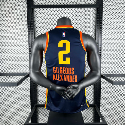 Sga Gilgeous - Alexander Oklahoma City Thunder Nba Football Jersey Kit