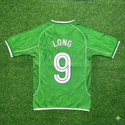 Shane Long Ireland Retro Green Football Jersey Kit