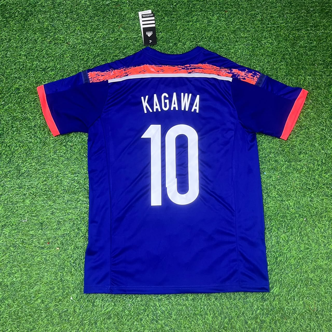 Japan World Cup 2014 Shinji Kagawa Blue Home Retro Football Jersey