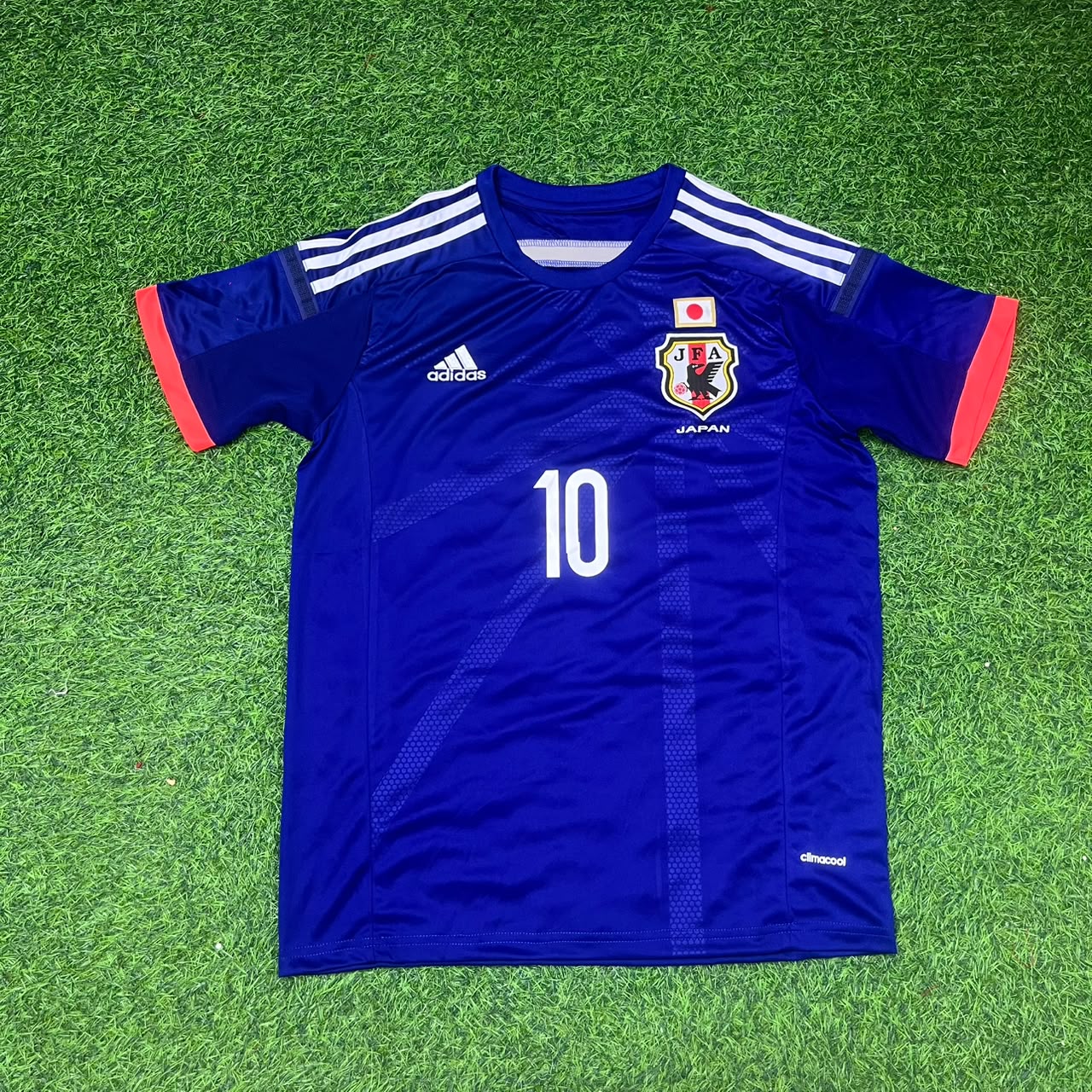 Japan World Cup 2014 Shinji Kagawa Blue Home Retro Football Jersey