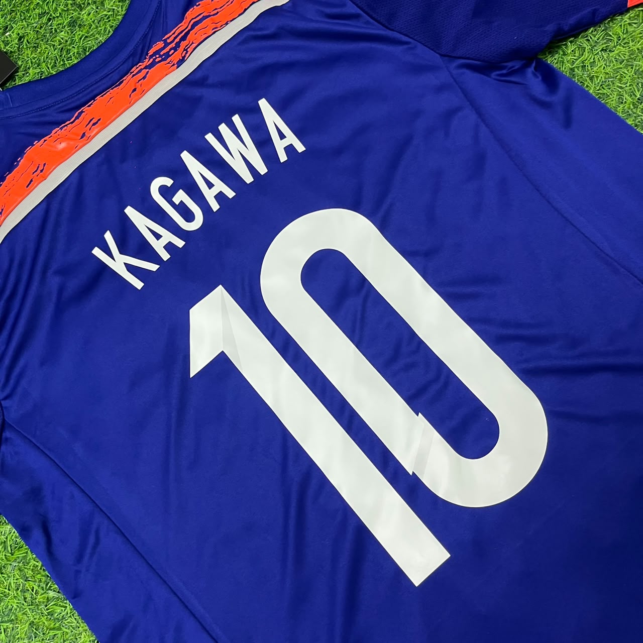 Japan World Cup 2014 Shinji Kagawa Blue Home Retro Football Jersey