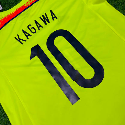 Japan World Cup 2014 Shinji Kagawa Yellow Away Retro Football Jersey