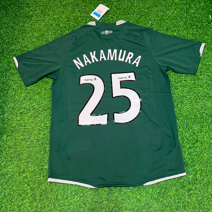 Shunsuke Nakamura #25 Celtic 2007 2008 Home Retro Football Jersey