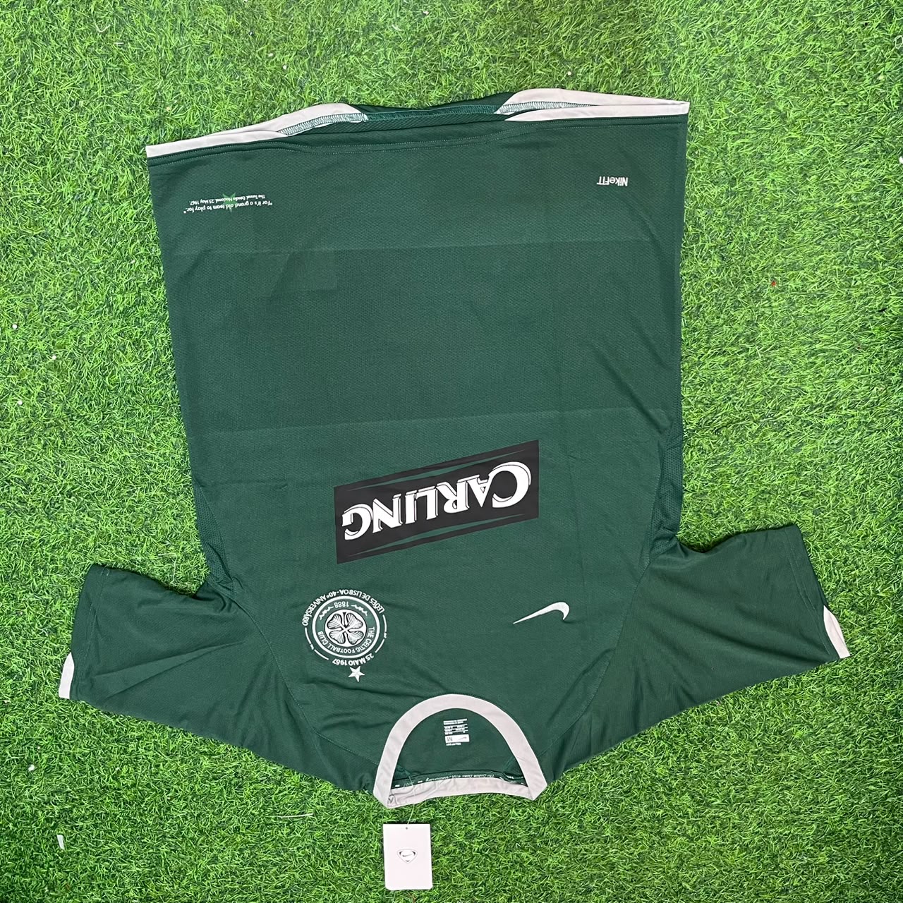 Shunsuke Nakamura #25 Celtic 2007 2008 Home Retro Football Jersey
