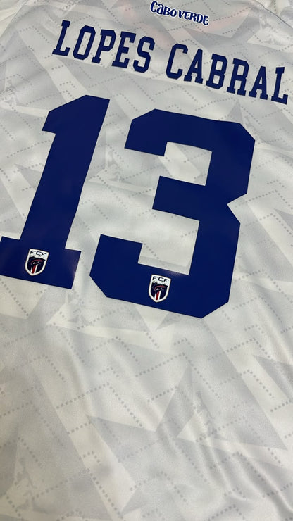 Cape Verde World Cup 2026 Sidny Lopes Cabral Away White Football Jersey
