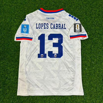 Cape Verde World Cup 2026 Sidny Lopes Cabral Away White Football Jersey