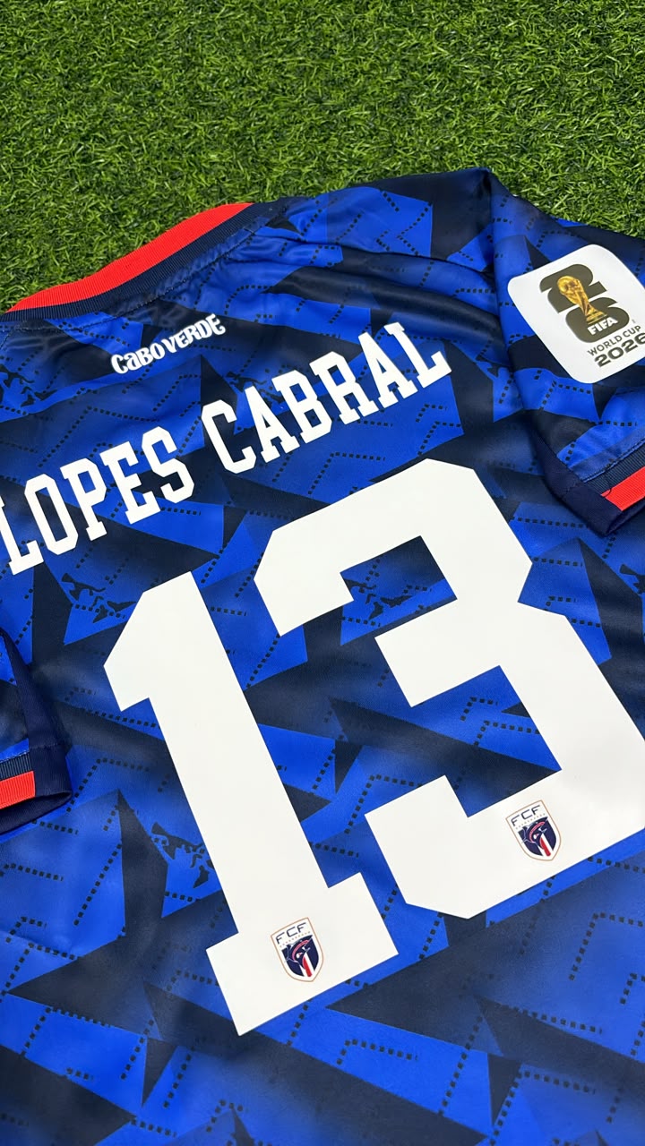 Cape Verde World Cup 2026 Sidny Lopes Cabral Children Football Jersey